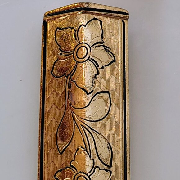 Antique Taille d'épargne Art Deco Unsigned Coro Ornate Fur Clip - Picture 3 of 7